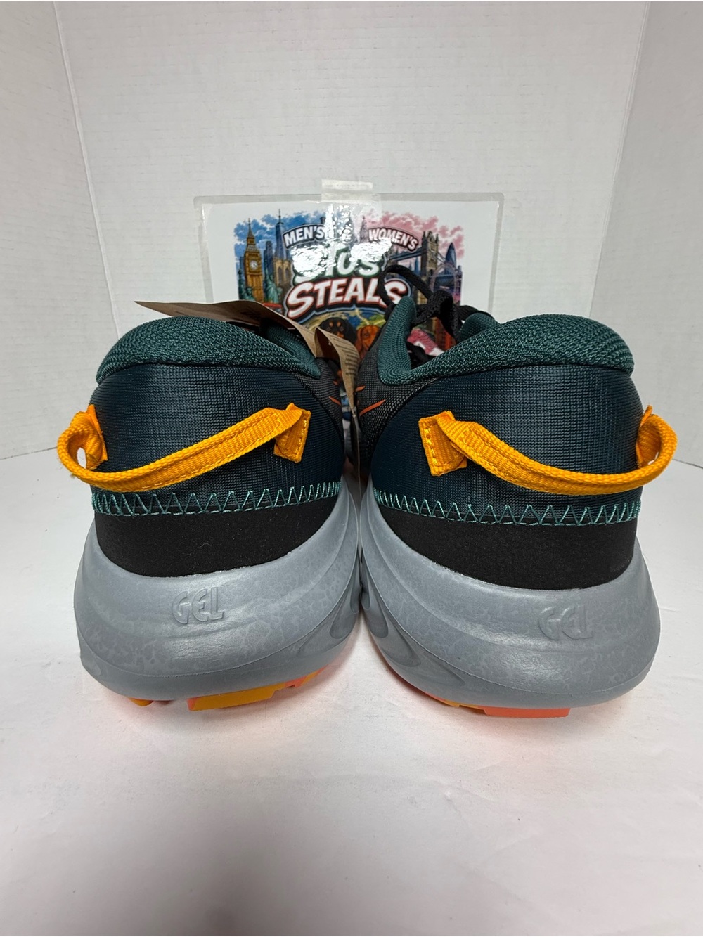 ASICS GEL-Excite Trail 2 Men's Black and Orange Trail Running Shoes - Picture 4 of 5
